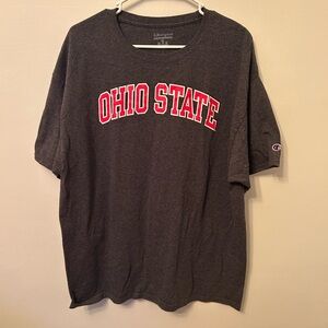 Champion Gray Ohio State University Buckeyes OSU Short Sleeve Tee XL
